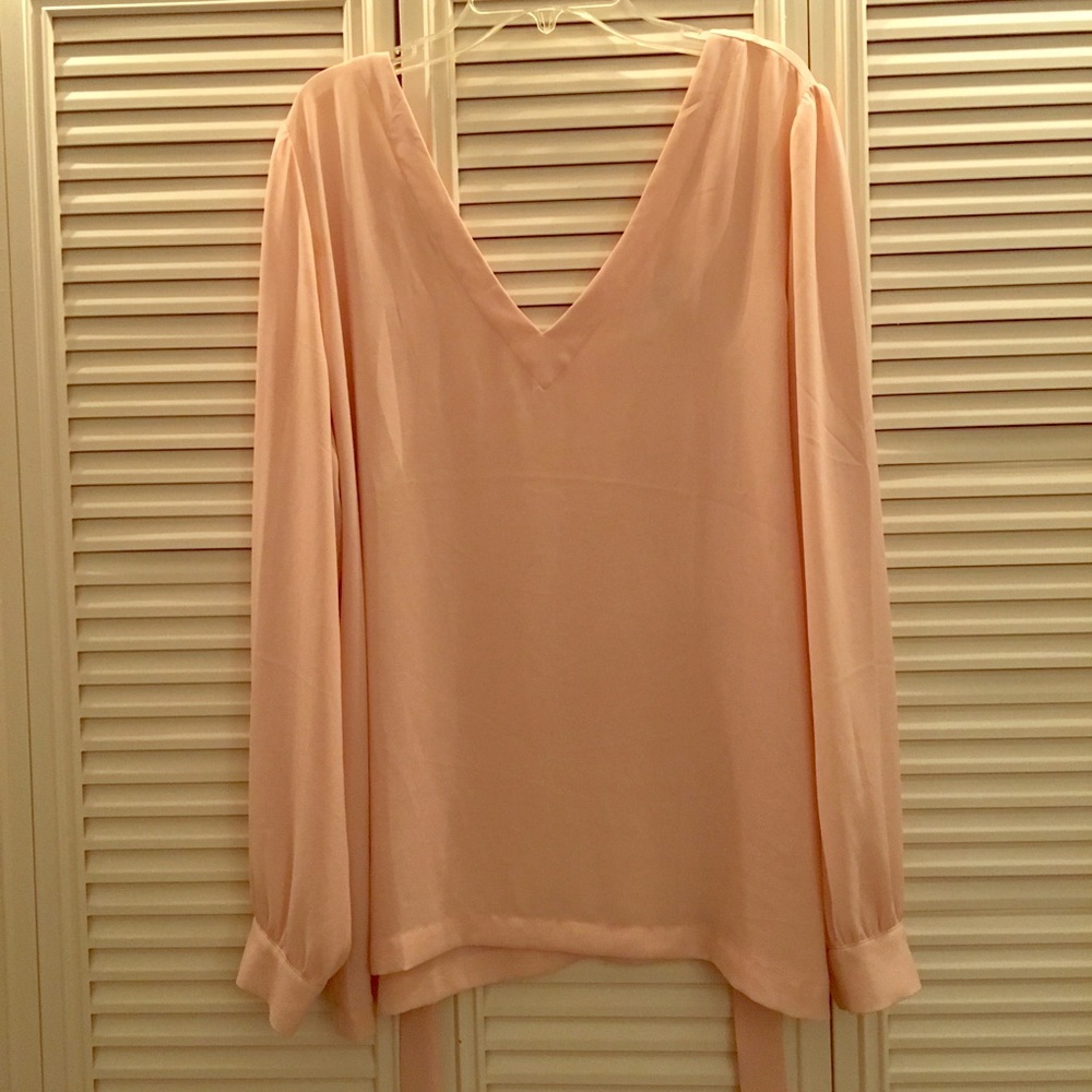 Loft Pale Pink Blouse